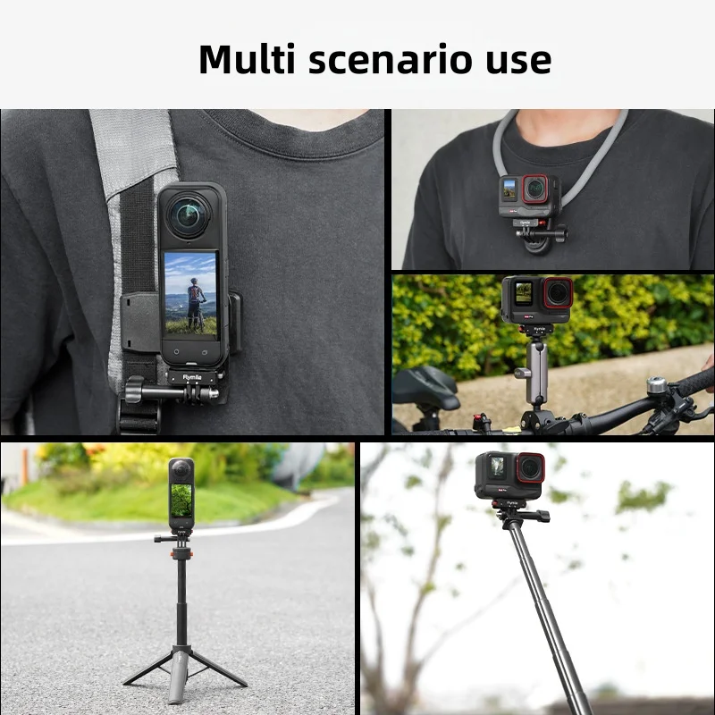 Metal Magnetic Mount For Insta360 X5 Holder Mount Base Adapter Stand For Insta360 Ace Pro / 2 Sports Camera Accessories