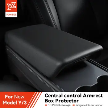 YZ 適用於特斯拉 Model 3 Y Highland Juniper TPE 軟殼中央扶手蓋扶手套配件 10 最佳銷售 2020款特斯拉Model 3配件 - №2