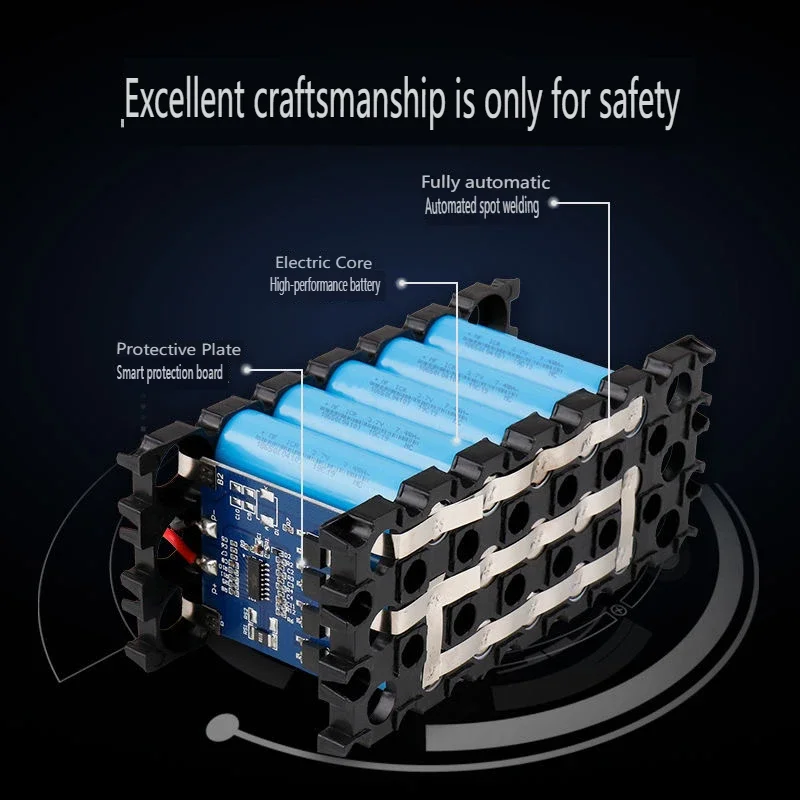 12V Battery 30Ah Built-In High Current 30A BMS 18650 Lithium Battery Pack For Electric Vehicle Battery 12.6V Charger