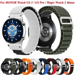 Watchband For HONOR Watch GS 3 / GS Pro / Magic Watch 2 46mm Replacement Nylon Strap Band 22mm Bracelet GT3 Pro 46mm Accessories