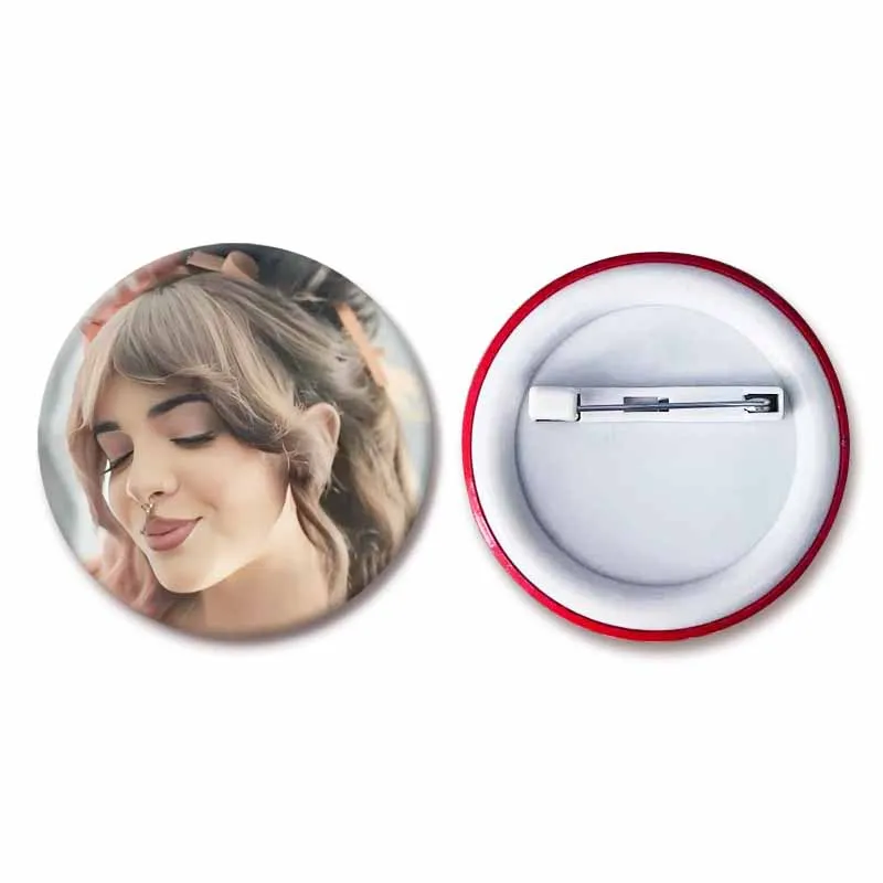 Popular Singer Melanie Martinez Pins Aesthetic Music Album Cover Enamel Badge Funny Round Brooch Pin on Backpack Fans Collection