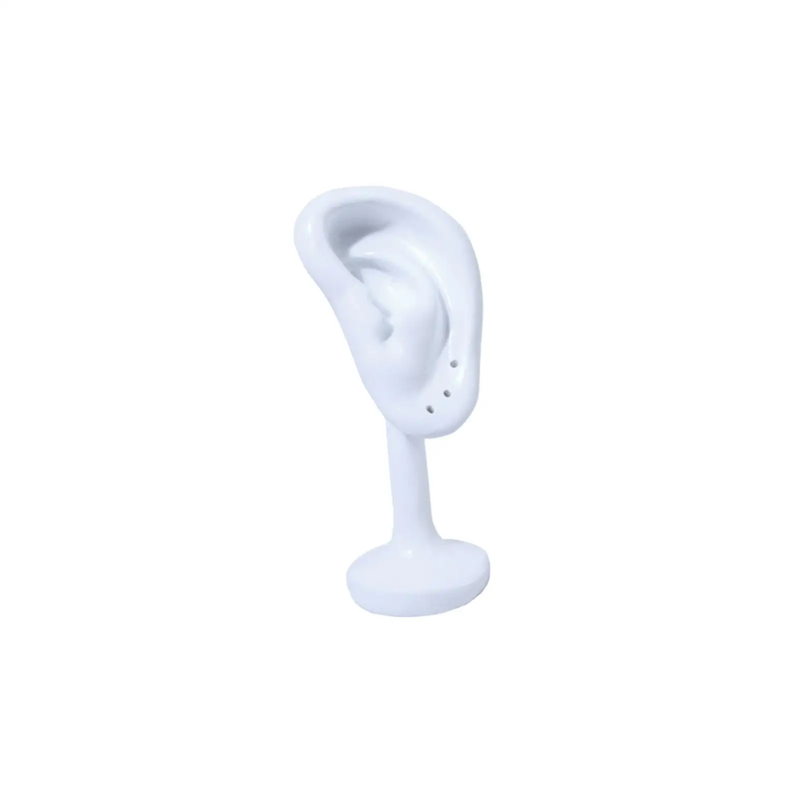 Earring Display Stand Resin Ear Shape Showcase Holder Simulation Ear Stand 10.5cm Tall