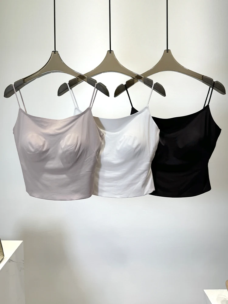 

Бюстгальтер-топ Tangmi Home из ледяного шелка, ультратонкий, женский, цельный, без бретелек, сексуальное нижнее белье, базовый слой