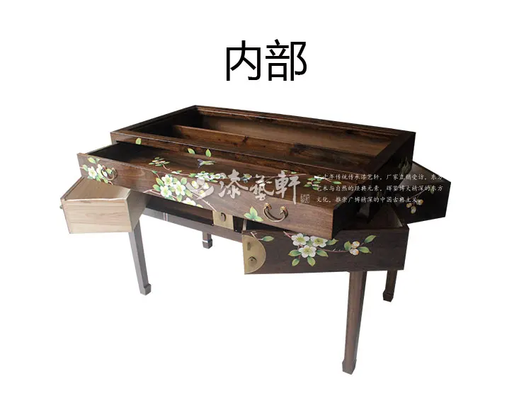 Modern Chinese camphor wood, solid wood, simple glass edge, several dining tables, drawers, storage, complete furniture