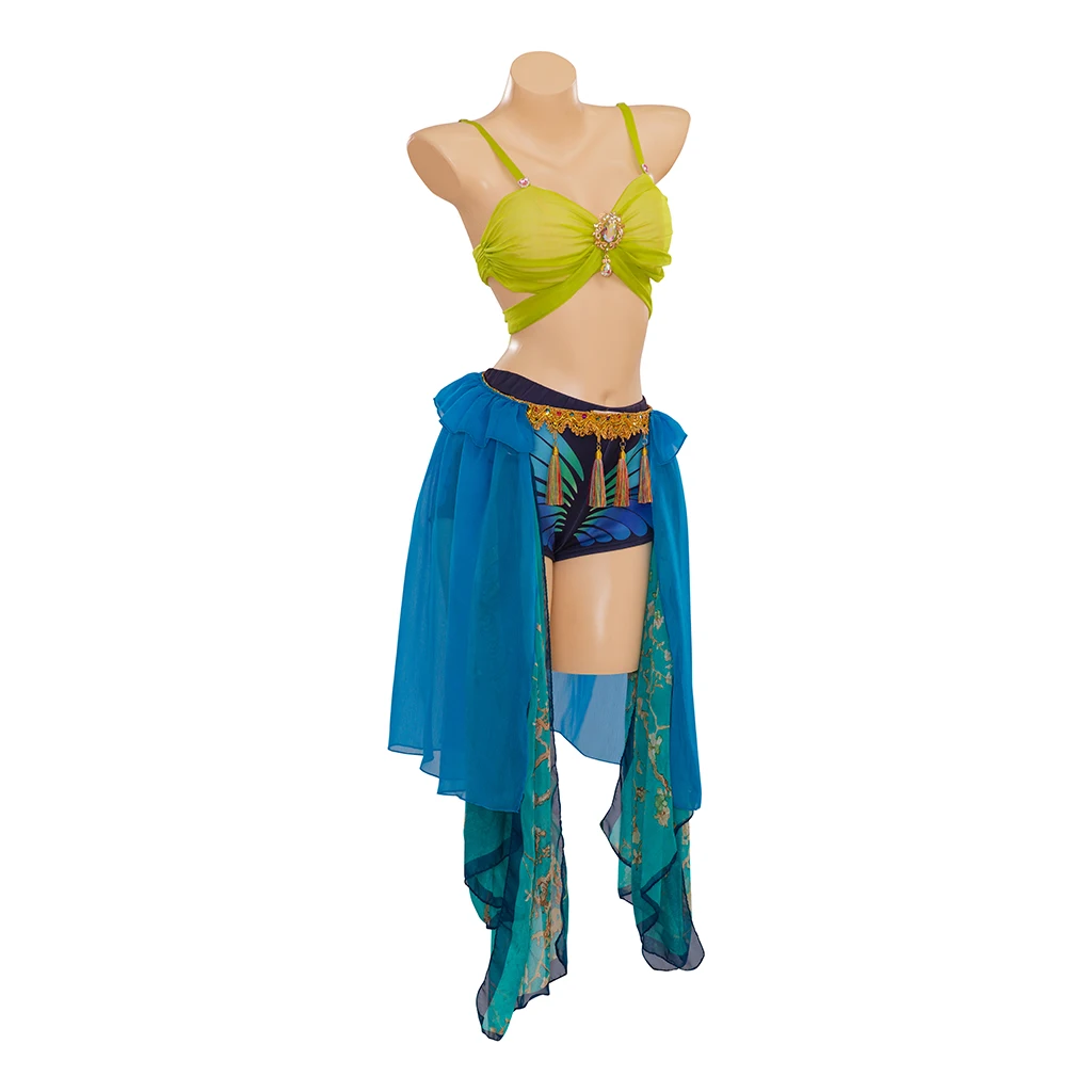 Britney Cosplay Spears Costume Sexy Bra Shorts Skirts Suit Women Stage Performance Dance Dress Halloween Party Outfits view 2