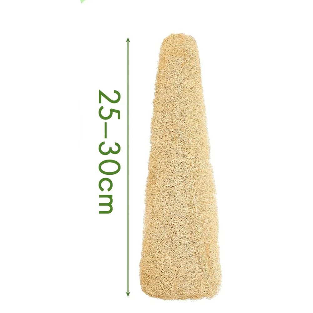【Berserkk】 Paquet de 6 éponges de Loofah naturelles biodégradables Luffa nettoyage pour la vaisselle de cuisine épurateur corporel pour hommes femmes adultes SPA Be