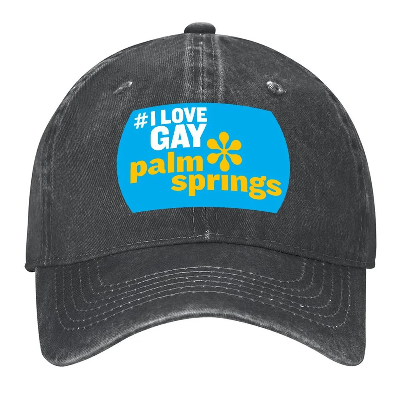 

#I LOVE GAY Palm Springs Clothing Baseball Cap Luxury Man Hat New In Hat Beach Designer Hat Golf Wear Men Women's