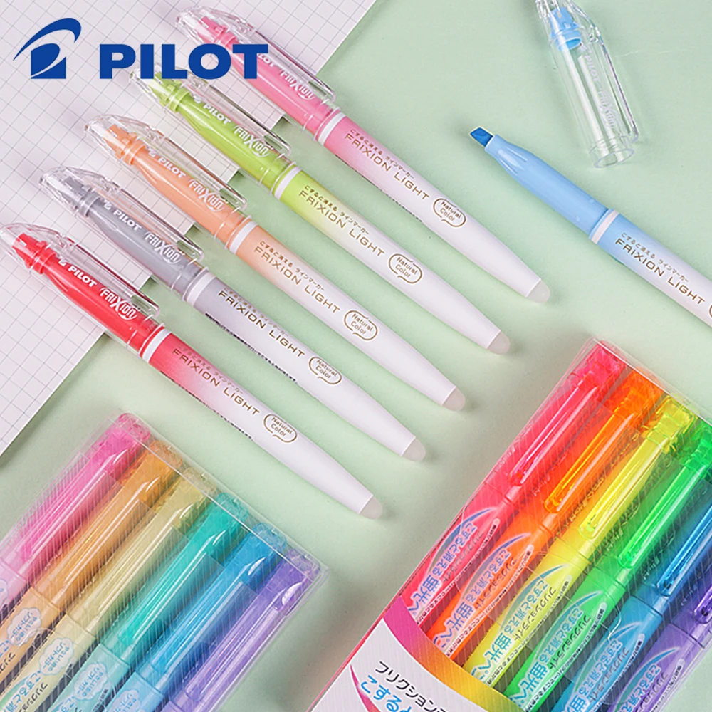 1pcs Japan PILOT Erasable Highlighter SW-FL Friction Multi-color Student Color Marker Pen Painting Supplies School Stationery