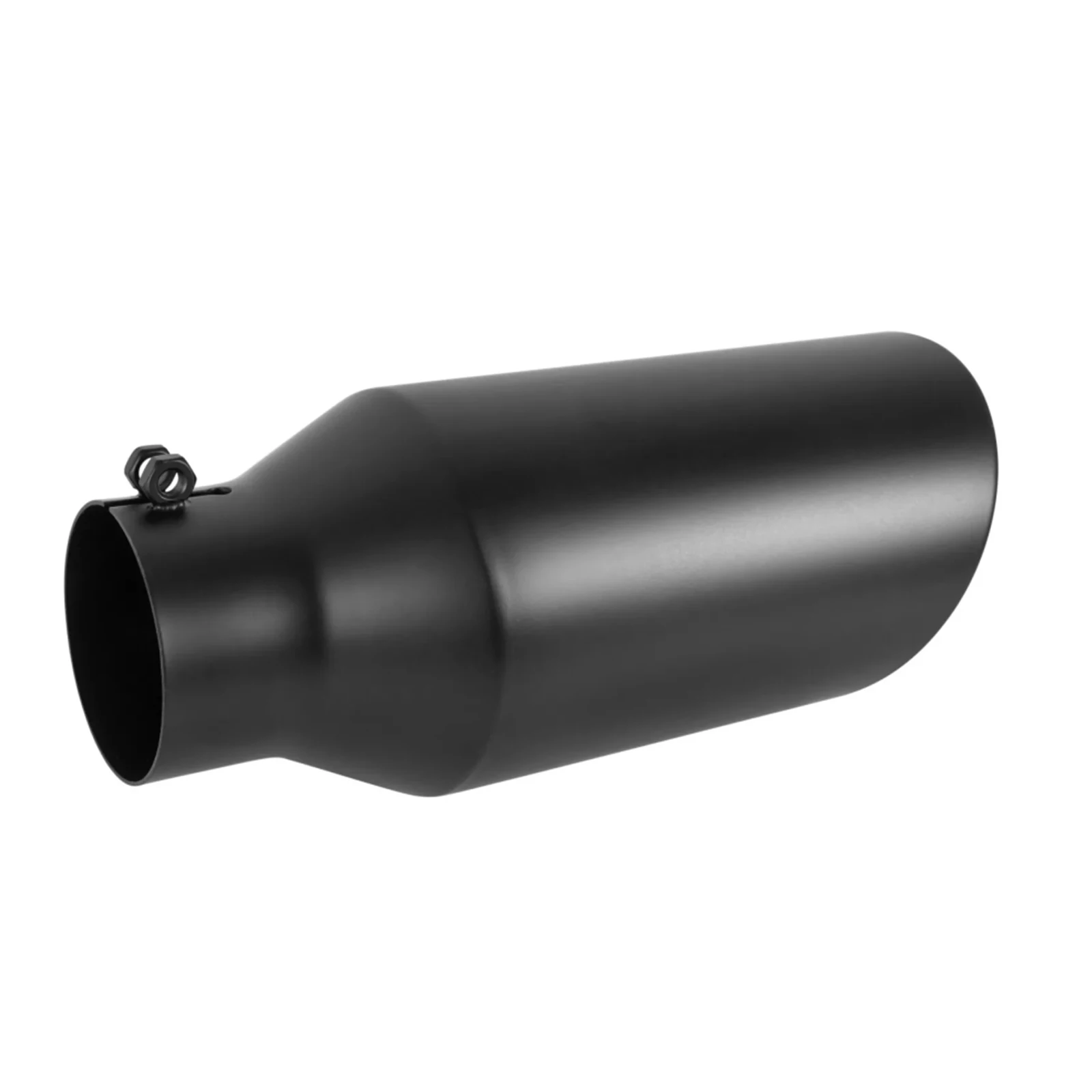 Black Diesel Exhaust Tip Stainless Steel Angle Cut 3