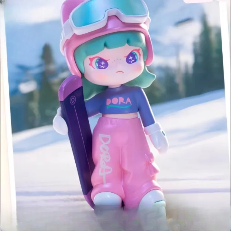 

Genuine Dora Anime Figure Escape Plan Series Blind Box Tabletop Decoration Mystery Box Toy Cute Designer Doll Toys Children Gift