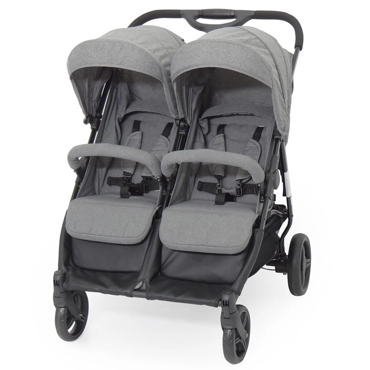 Double  Pram by Side Twin Stroller Pushchair