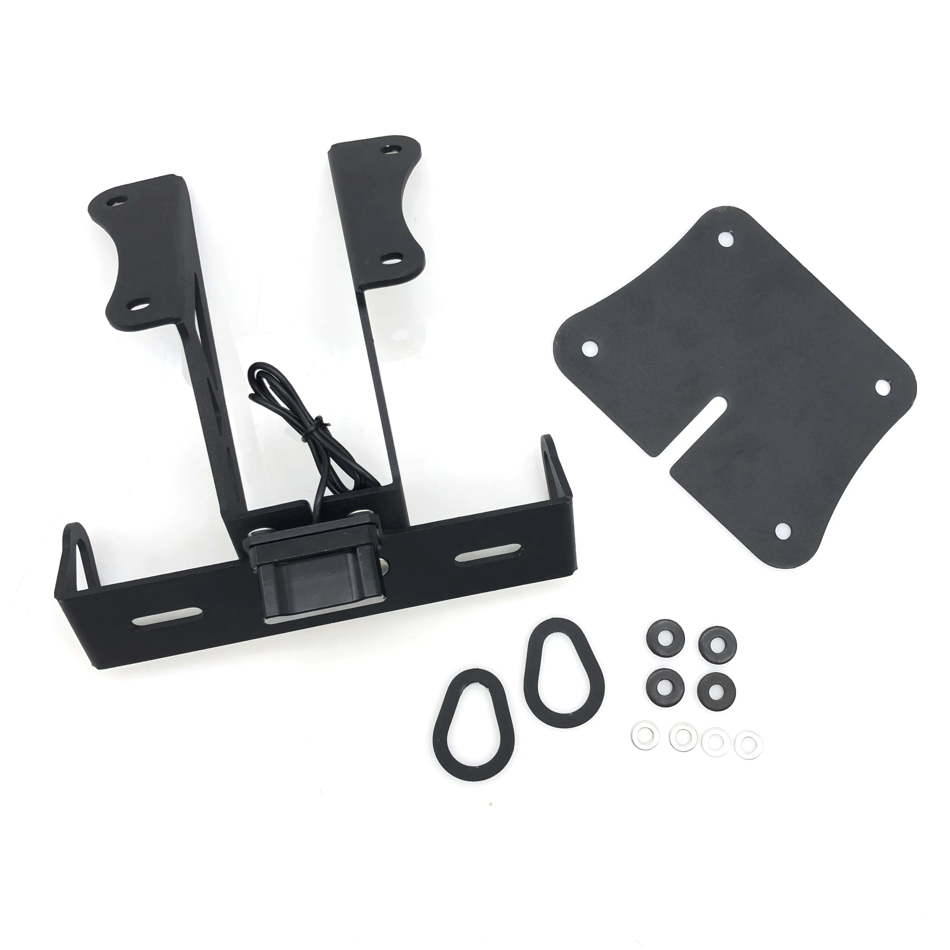 

For Yamaha R25 R3 Modified Motorcycle Parts Short Tail with Light License Plate Holder License Plate Frame Decorative Parts