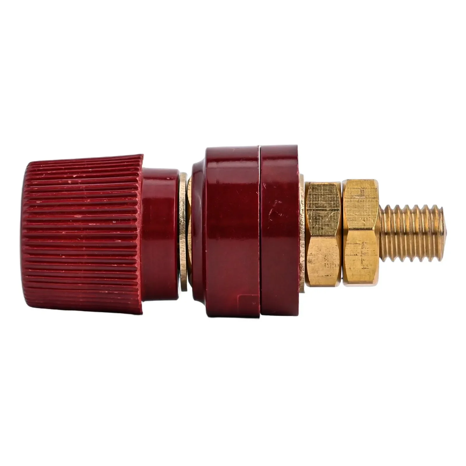 

1pcs 200A Binding Post M8 Thread 555 Type Brass Binding Post For Welding Machines Inverter Round Terminal Electrical Equipment