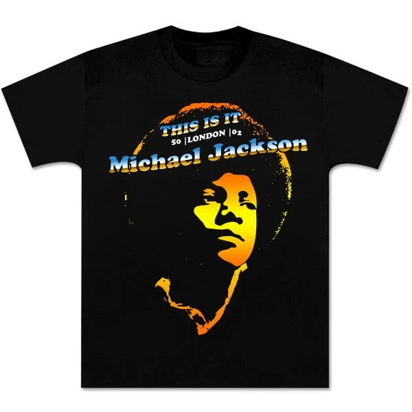 Michael Jackson This Is It Flare T-Shirt Cotton Graphic Tee Men Women Summer Streetwear