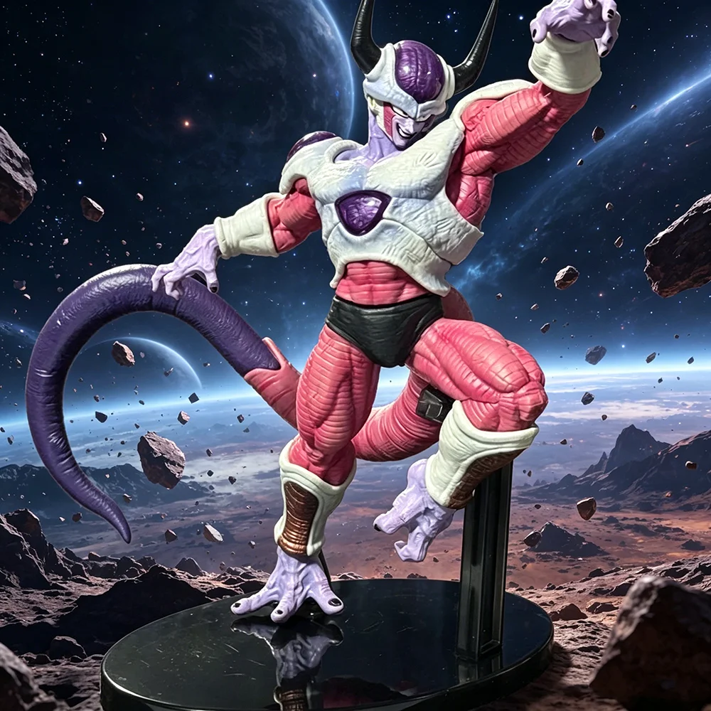 Figura de acción de Dragon Ball Frieza de 22cm/8,66 pulgadas, figuras de PVC pintadas, estatua, modelo coleccionable, juguetes para regalos de Navidad