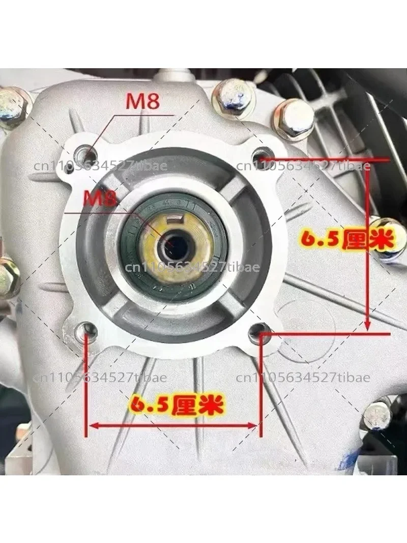 High-Power Air-Cooled Diesel Engine Oil Tank for 168F Threshing Machine Micro-Tiller Pump Generator Head Heavy-Duty Agricultural