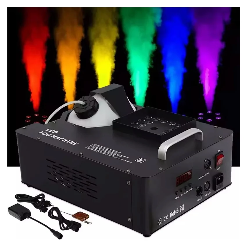 

Professional Stage Smoke Jet Machine - 3s Fast Fog, DMX512 Control, Low-Lying Haze for Concert/DJ/Wedding Events