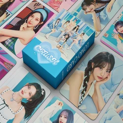 Cartes Kpop IVE Druo imprimées de haute qualité, carte photo, carte postale, cadeau à la mode, ensemble de 55 pièces