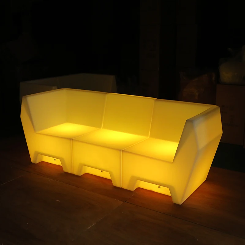 Luminous sofa chair casual card seat bar back chair outdoor waterproof terrace