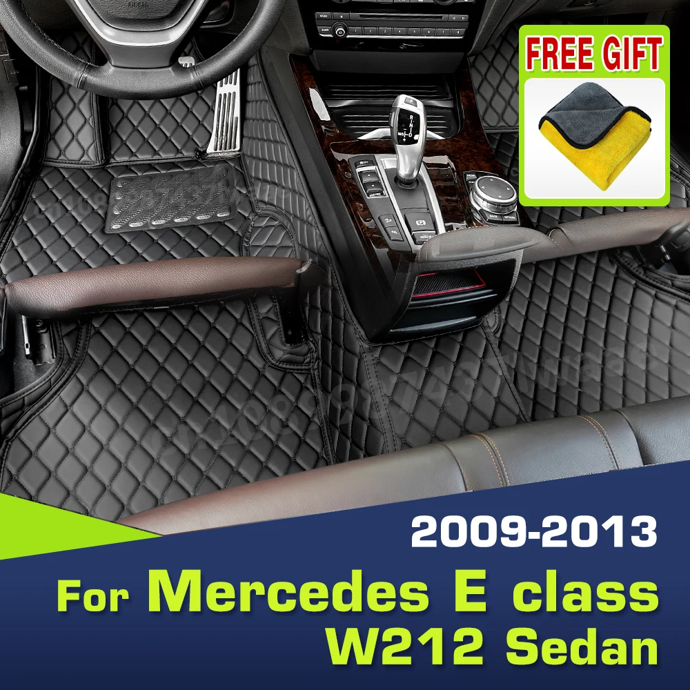 

Автомобильные коврики для BENZ E class W212 Sedan 2009 2010 2011 2012 2013, пользовательские автомобильные подушечки для ног, коврик, аксессуары для интерьера