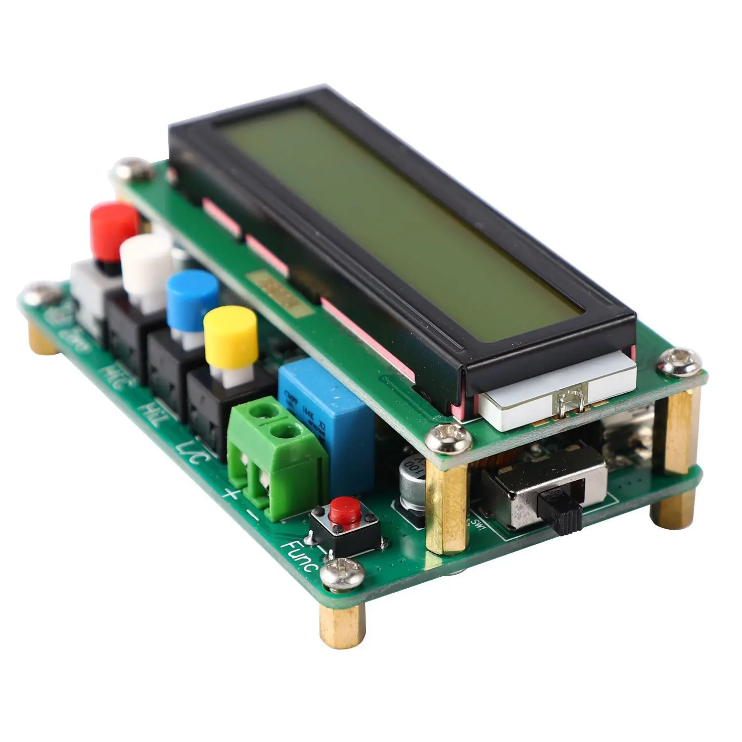 LC100-A Inductor Capacitor Digital L/C Meter with LCD Display Measuring 1Pf-100Mf/1Uh-100H USB or DC 5V Power Supported Device