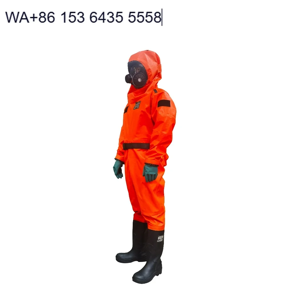 High Quality Sealed Chemical Protective Coverall Anti-Static Workwear with Safety Features