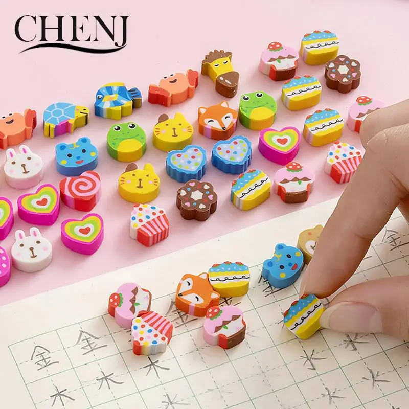 50 шт./упаковка, милые ластики