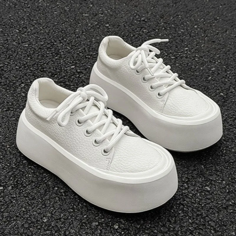 

Niche Trend Design,thick Soled Height Increasing Men Shoes, Fashion White Shoe Platform Shoes Men White Sneakers Shoes Zapatos