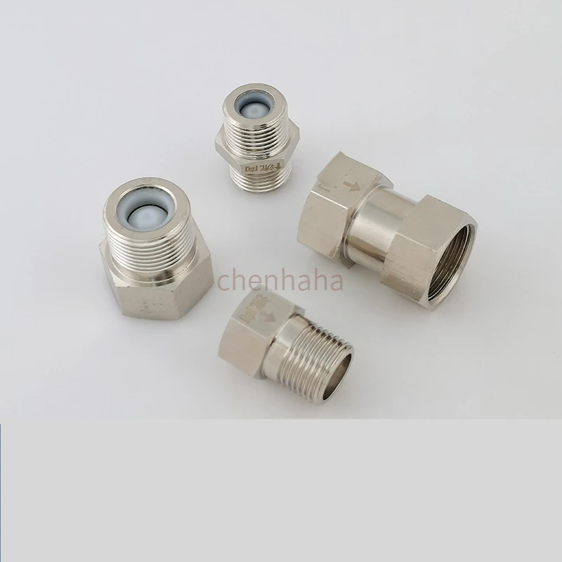 

All-copper toilet one-way check valve DN15／DN20 threaded interface backflow prevention water inlet pipe fittings