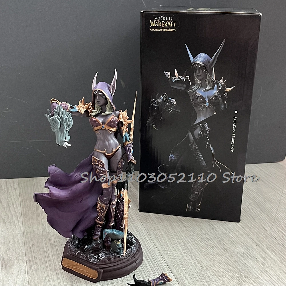 

Фигурка Sylvanas Windrunner World Of Warcraft, Королева стрельбы из лука Sylvan, Королева Нежить, модель ручной работы, игрушки, куклы, подарки
