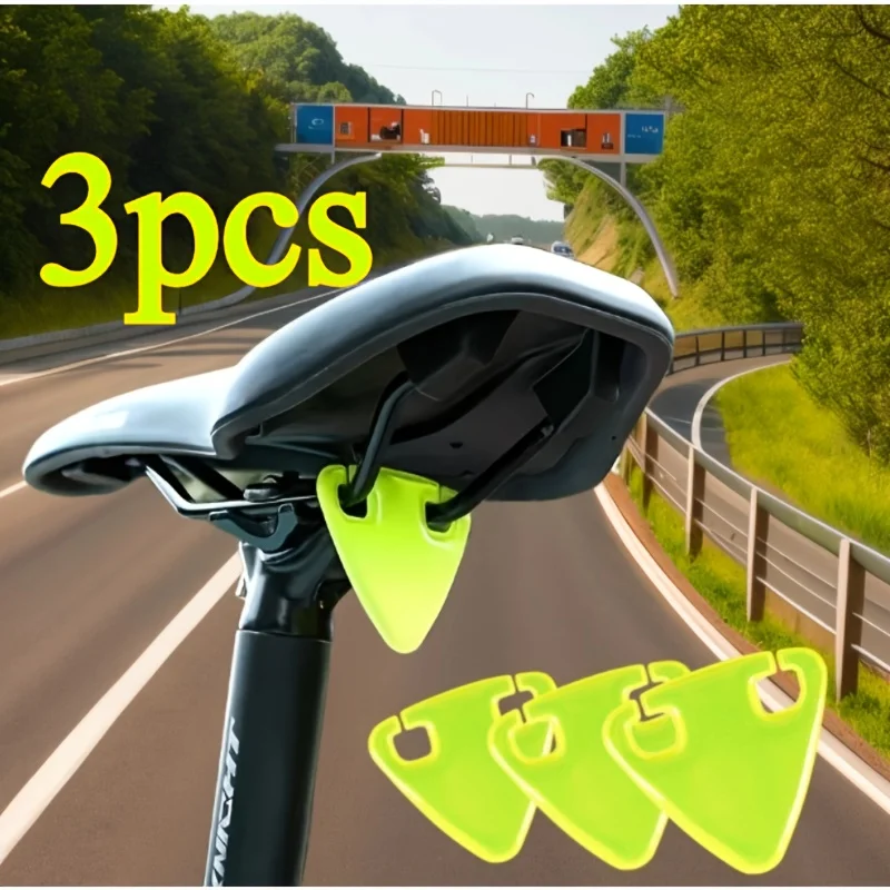 3 قطعة دراجة فيلم عاكس الطوارئ ليلة ركوب عاكس تحذير ملصق الطريق الجبلية دراجة معدات ركوب الخيل الملحقات