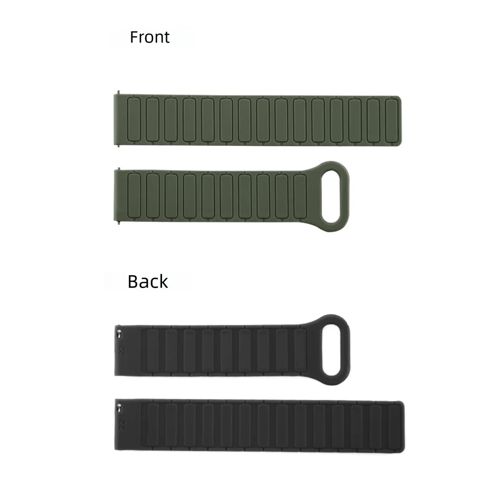 Магнитный браслет 22 мм для OPPO Watch X Armor Style, стабильная пряжка, быстросъемный мягкий легкий силиконовый ремешок для часов для мужчин и женщин