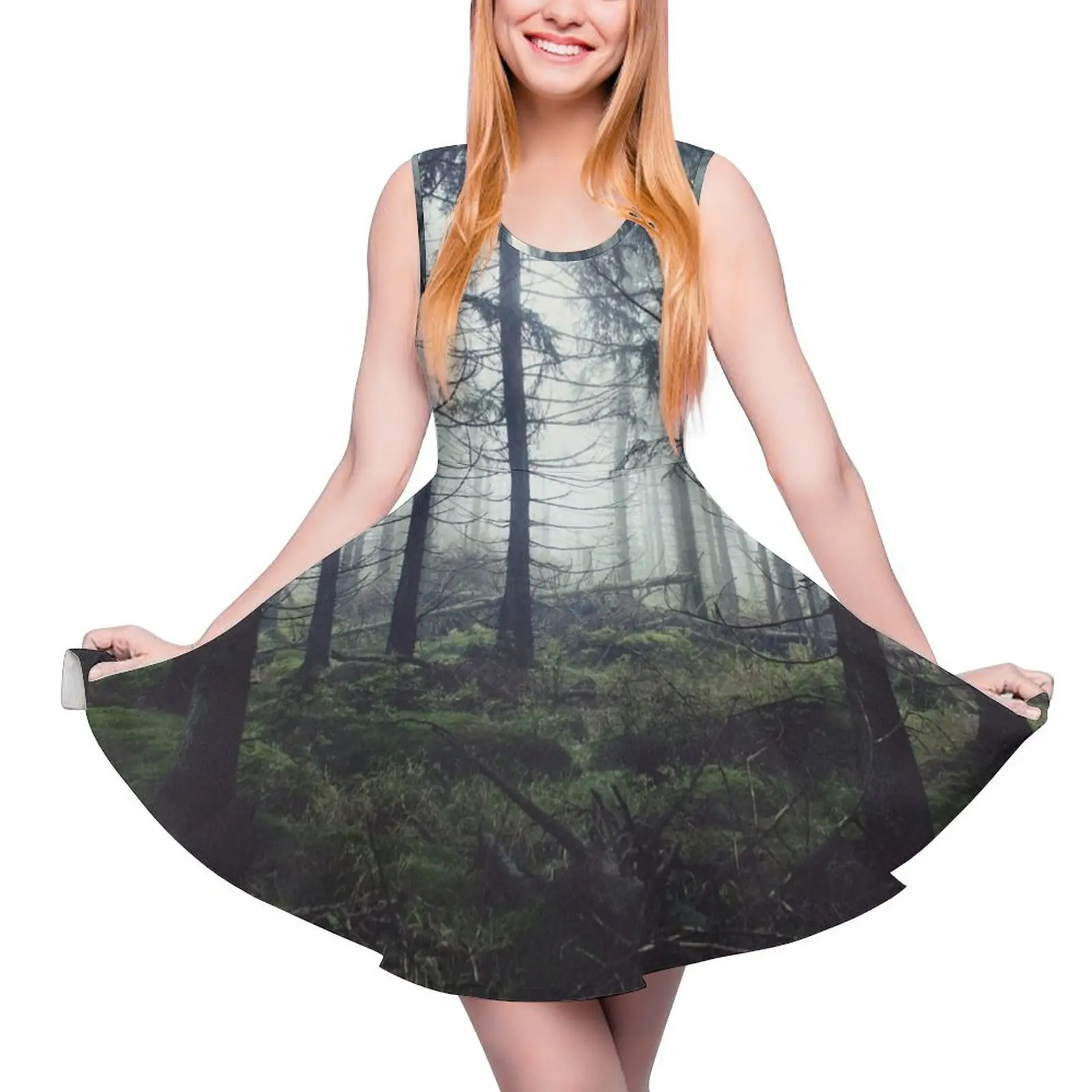 Through The Trees Sleeveless Dress womens luxury party dress bandage dress
