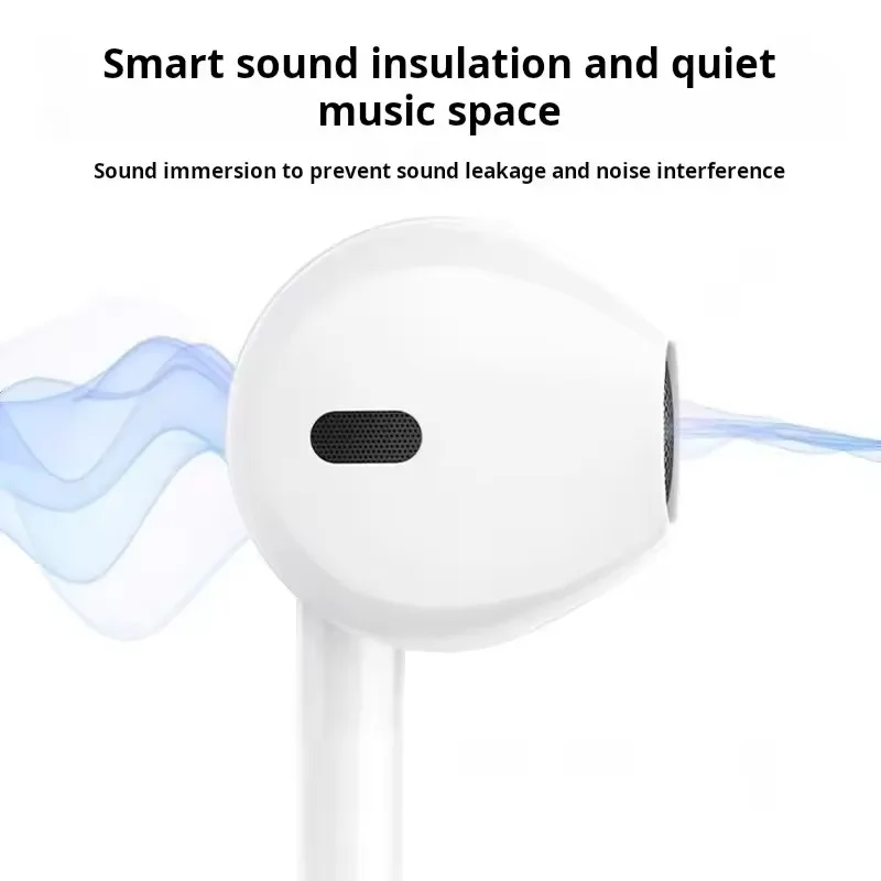 سماعات أصلية لهاتف أبل آيفون 16 15 برو ماكس 14 13 12 11 X XS 8 USB-C Lightning 3.5 مللي متر صوت ستيريو سماعات أذن سلكية #5