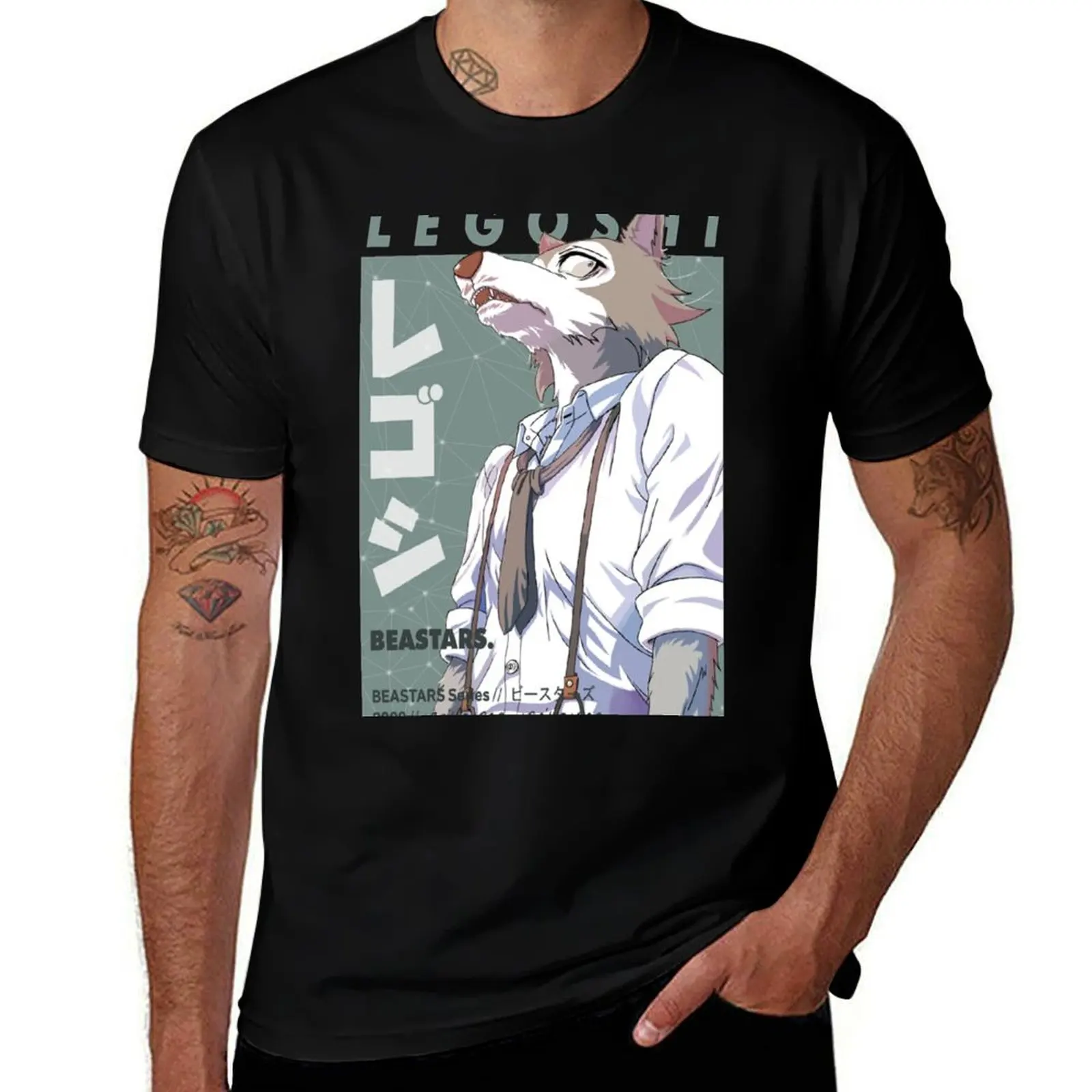 Beastars - Legoshi Classic T-Shirt Minimalist Casual Short Sleeve Top