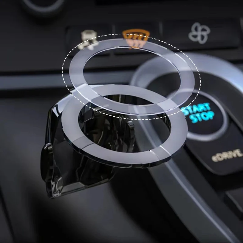 

1Pc Car One-touch Start Cover Engine Ignition Switch Button Decor Stickers 70