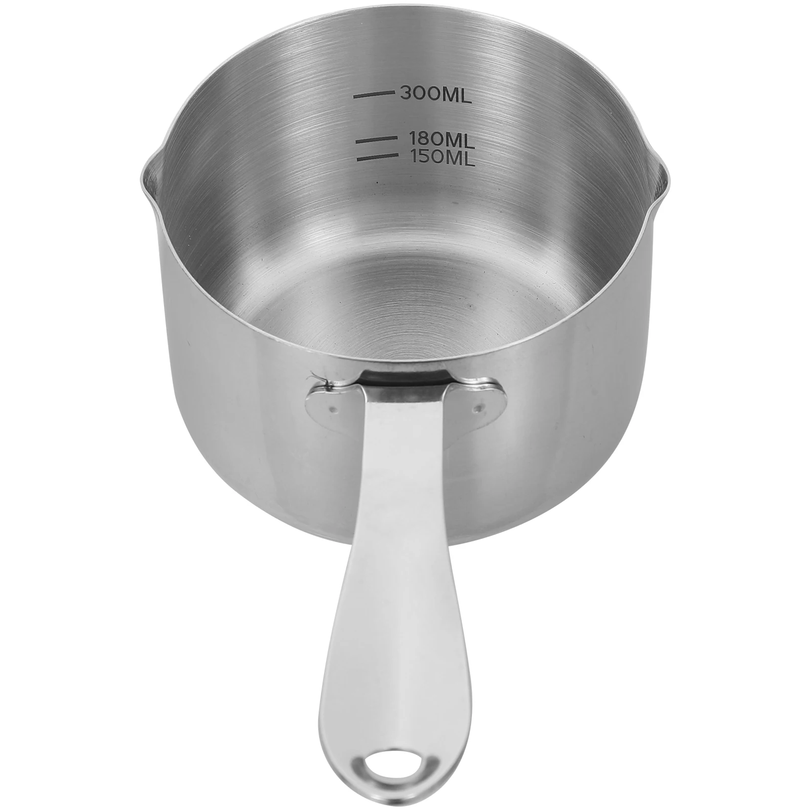 

Small Milk Pot Nonstick Pan Stainless Steel Lightweight Portable Frying Pans Easy Clean Anti Scald Safe Food Grade Material