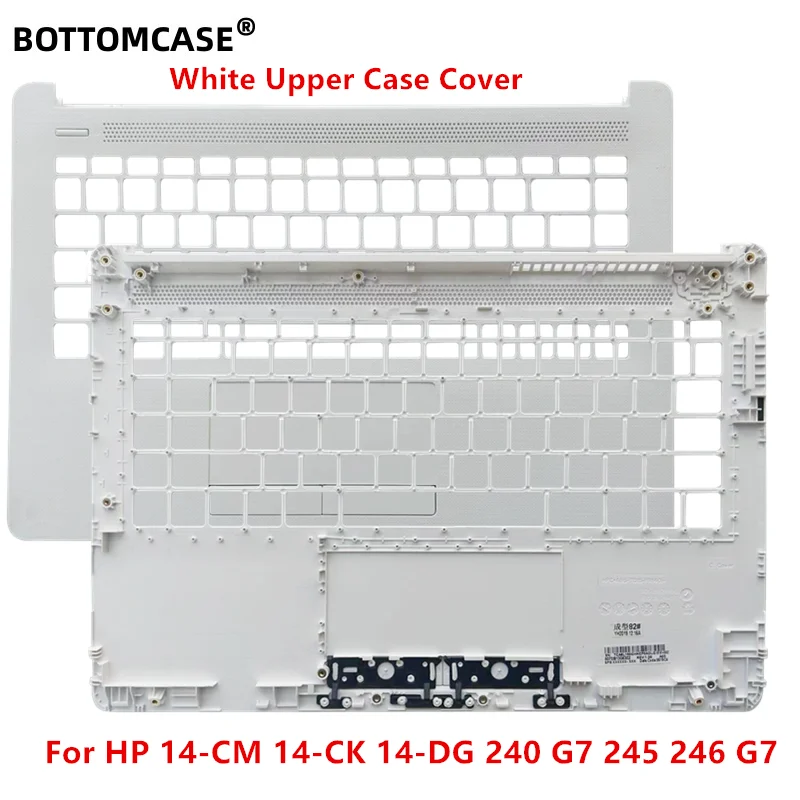 حافظة جديدة 95% باللون الأبيض من BOTTOMCASE لأجهزة الكمبيوتر المحمول HP 14-CM 14-CK 14-DG 240 G7 245 246 G7 حافظة علوية من Palmrest