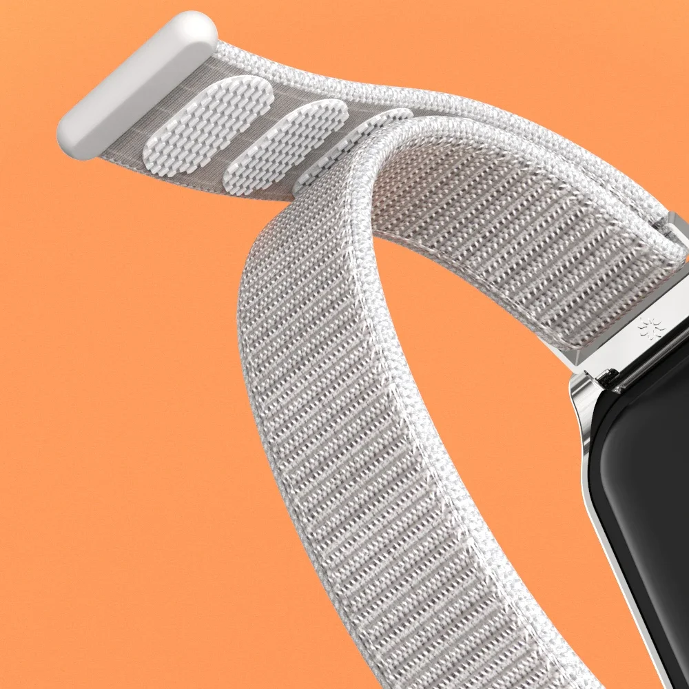 Mi Band 8 Active Strap for Xiaomi Smart Band 9 Active Bracelet Global Version Nylon Loop Watch Band Miband 8 Active Wristband