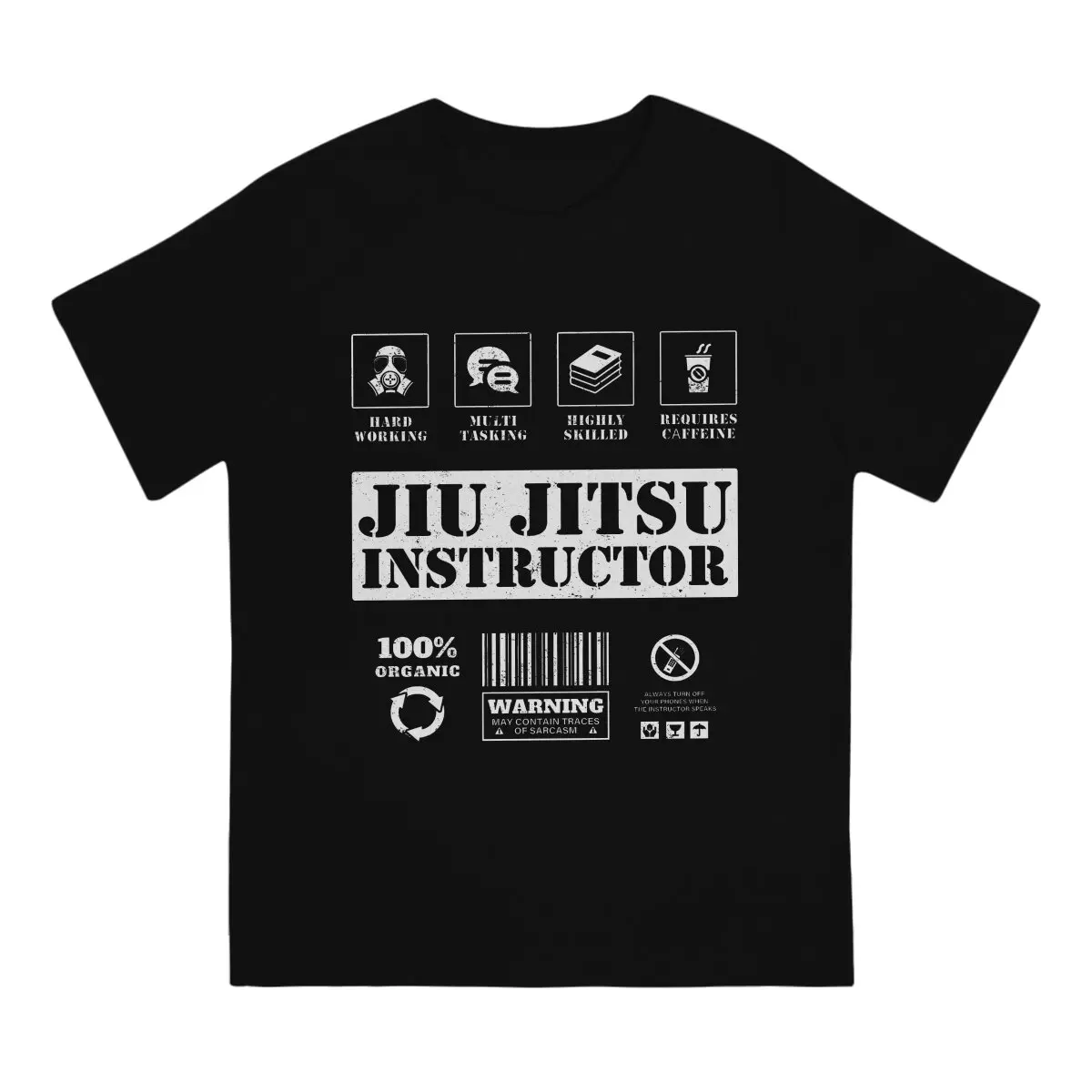 Jiu Jitsu Instructor Tshirt Men Tops Vintage Summer Clothes T Shirt