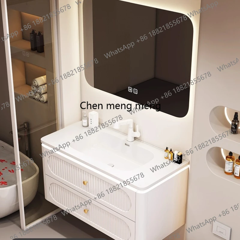 Decorations Modern Bathroom Cabinet Space Saver Luxury White Sink Bathroom Cabinet Perfume Organizer Gabinete Home Furniture