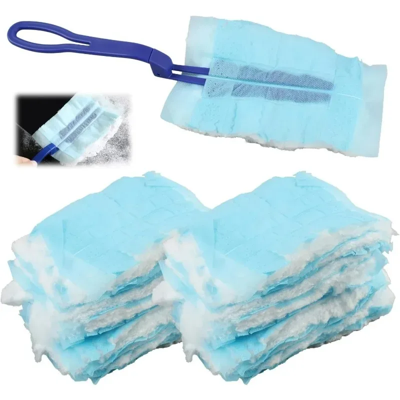 For 10 Fluffy Duster Refills with 1 Handle, Dust Magnet Repl