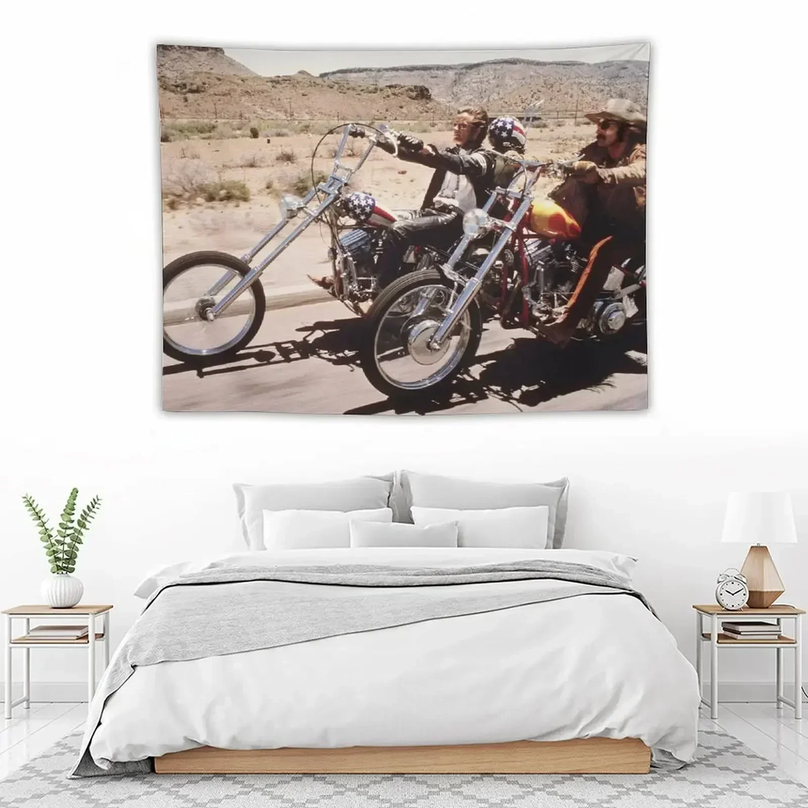 

Easy Rider 1969 Movie Classic Tapestry Wall Carpet Room Decorating Aesthetic Room Design House Decor Tapestry