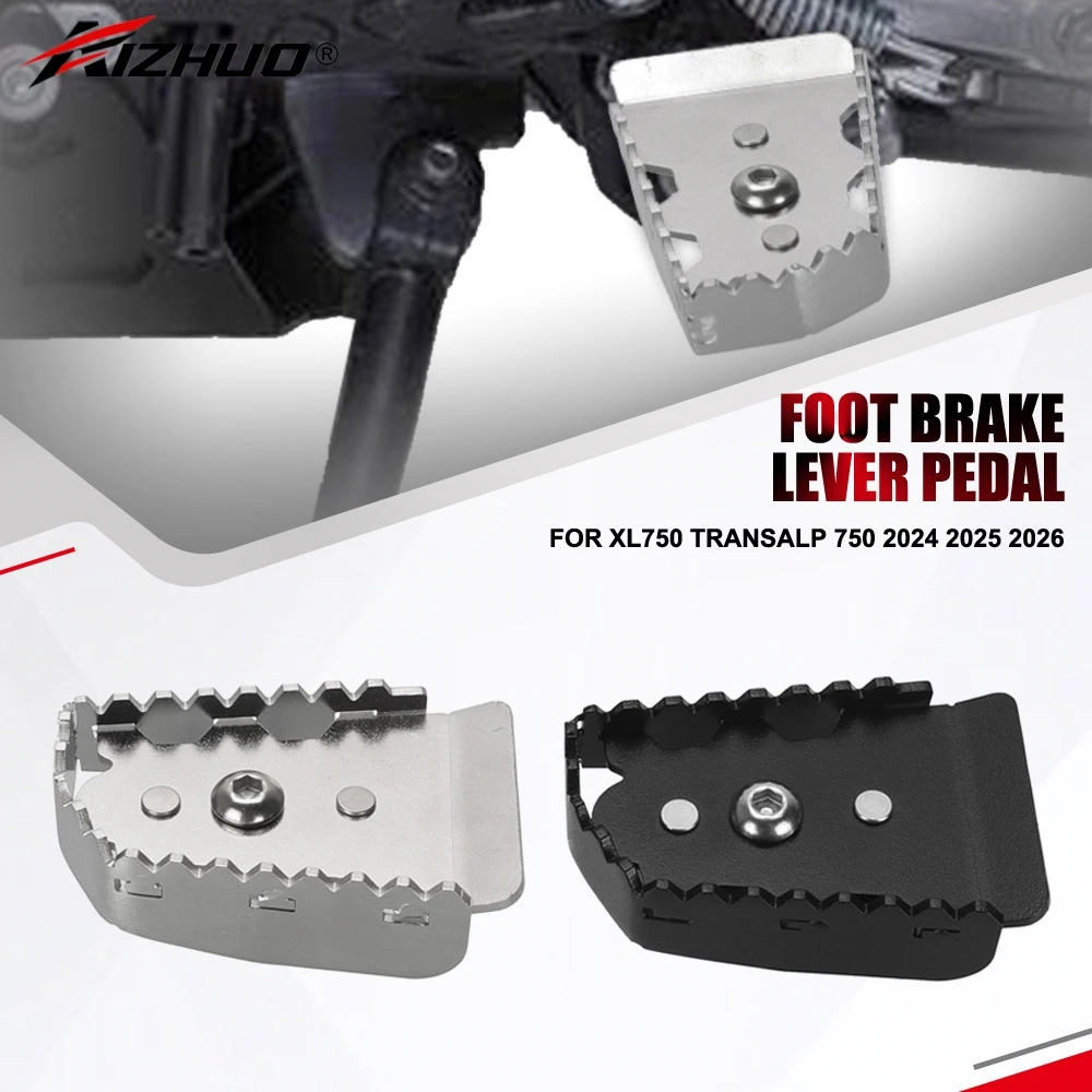 XL 750 Rear Foot Brake Lever Pedal Enlarge Extension Rear Brake Peg Pad For Honda XL750 Transalp 750 2024 2025 2026