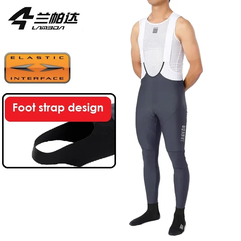 Cycling Long Pants Lameda Cycling Bibs Sping Summer Bike Pants With Abrasion-resistant And Comfortable Pantspads Footrest Design