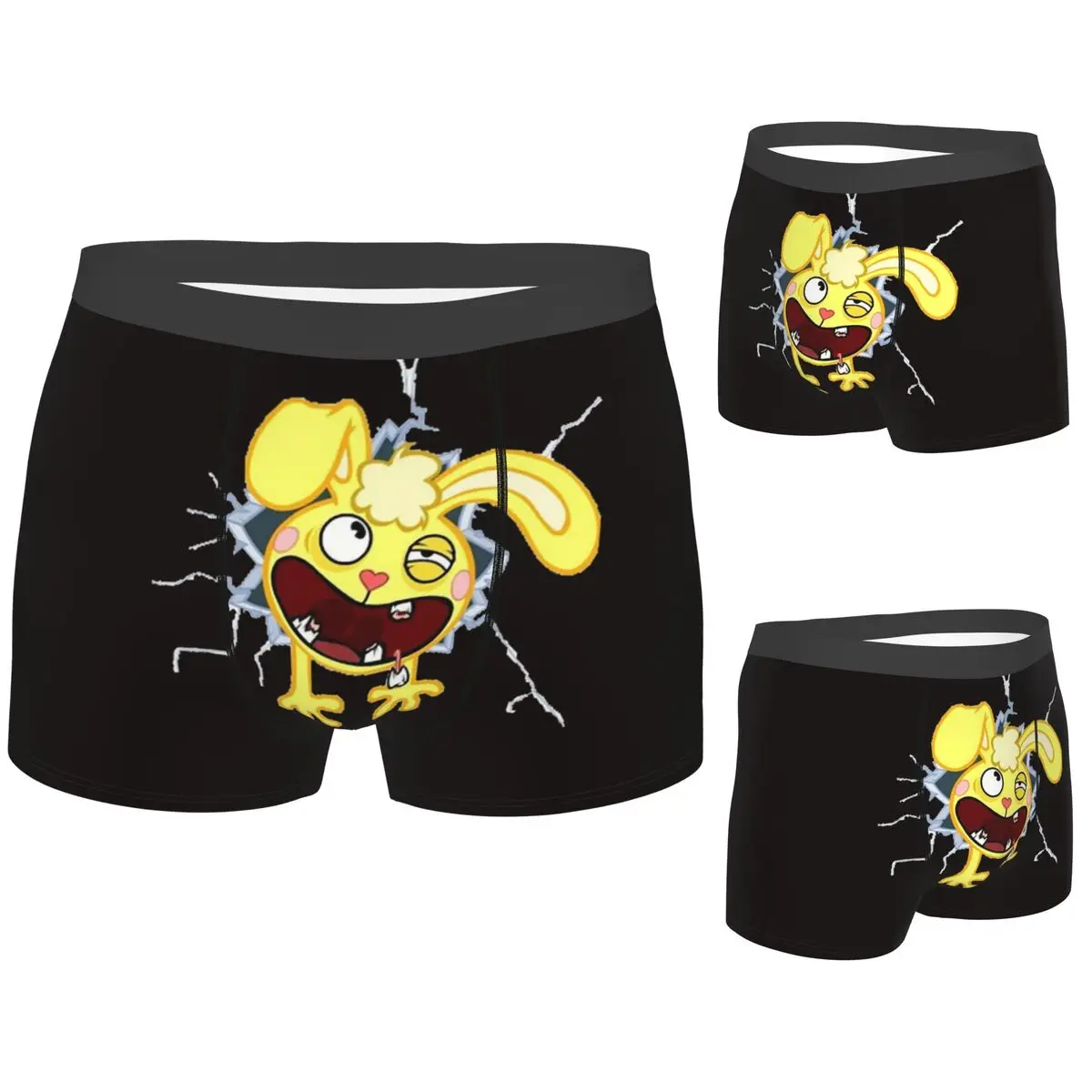 

Boxer Underpants Shorts Happy Tree Friends Panties Men Breathable Underwear for Homme Man Boyfriend Gift