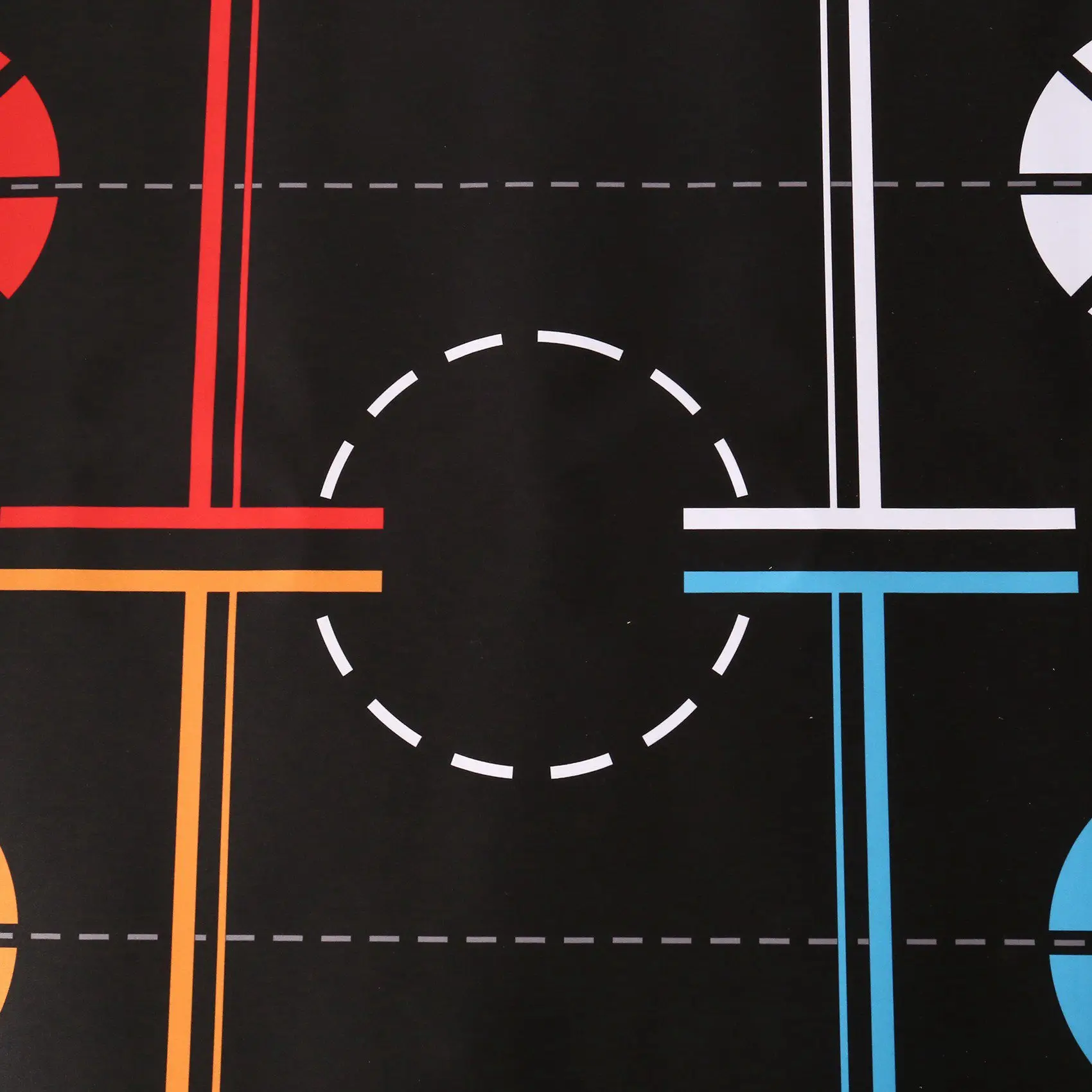 【Venda de verão】 2x tapete de treinamento de basquete padrão antiderrapante tapete de prática de pé drible controle auxiliar passo esteira 108x76cm