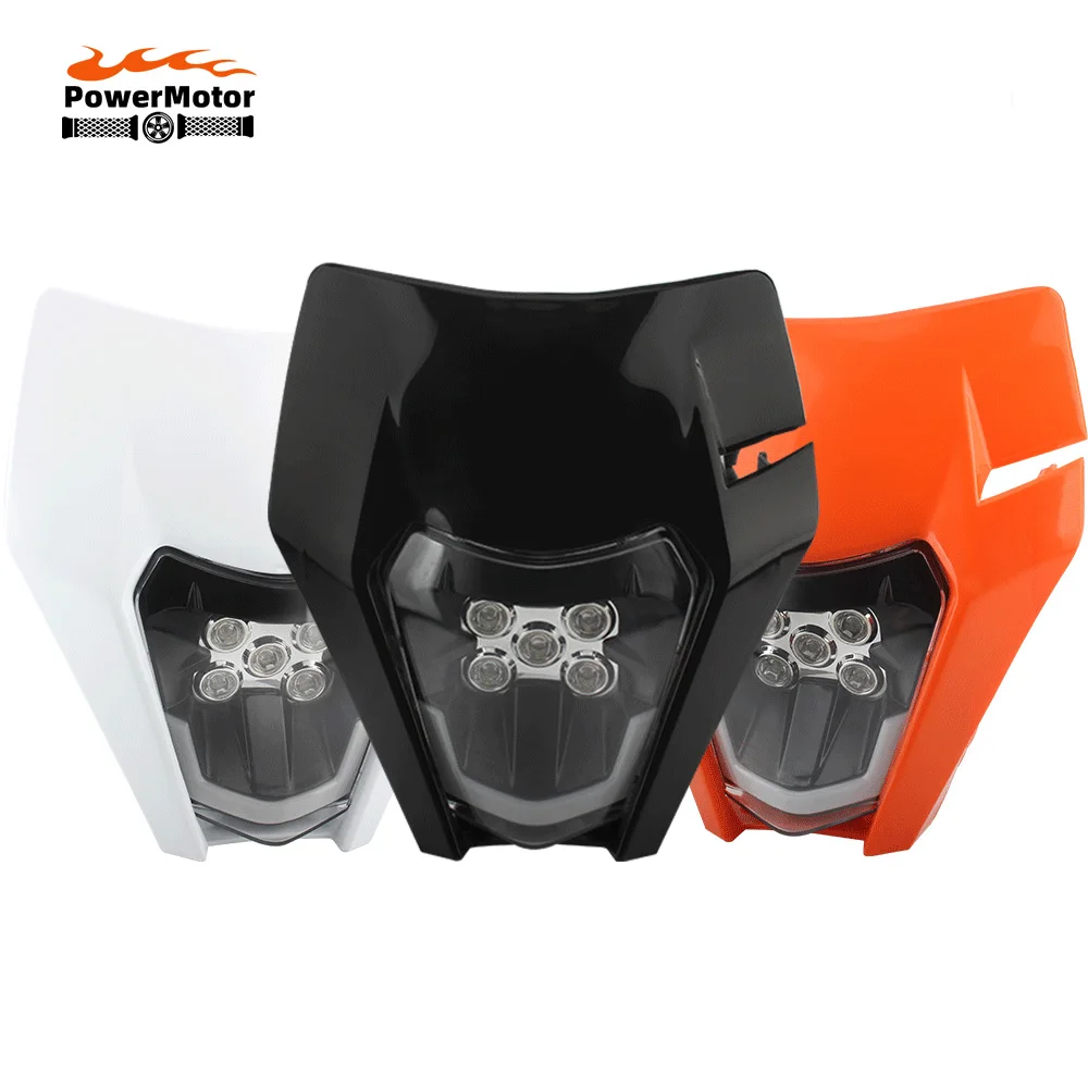 Motorfiets Led Koplamp Voor Ktm Exc Sx Xc Xcw 125 150 250 300 350 450 530 Koplamp Motocross Accessoires Vuurtoren supermoto