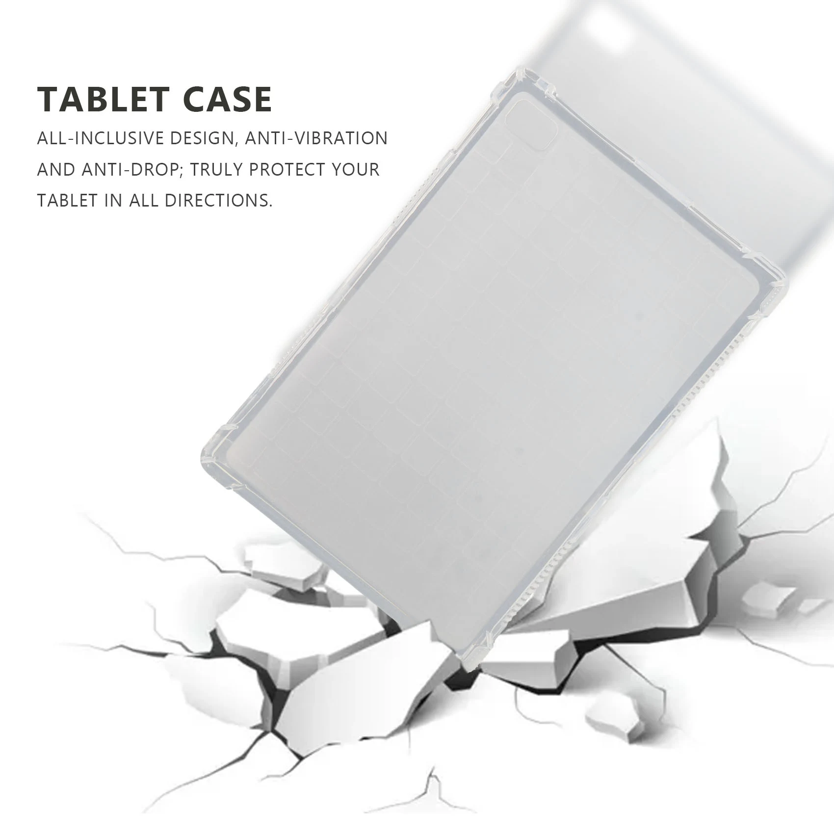 Practical-Tablet Case for Teclast M40 P20HD P20 10.1 Inch Tablet Anti-Drop TPU Case Protection Case for Office