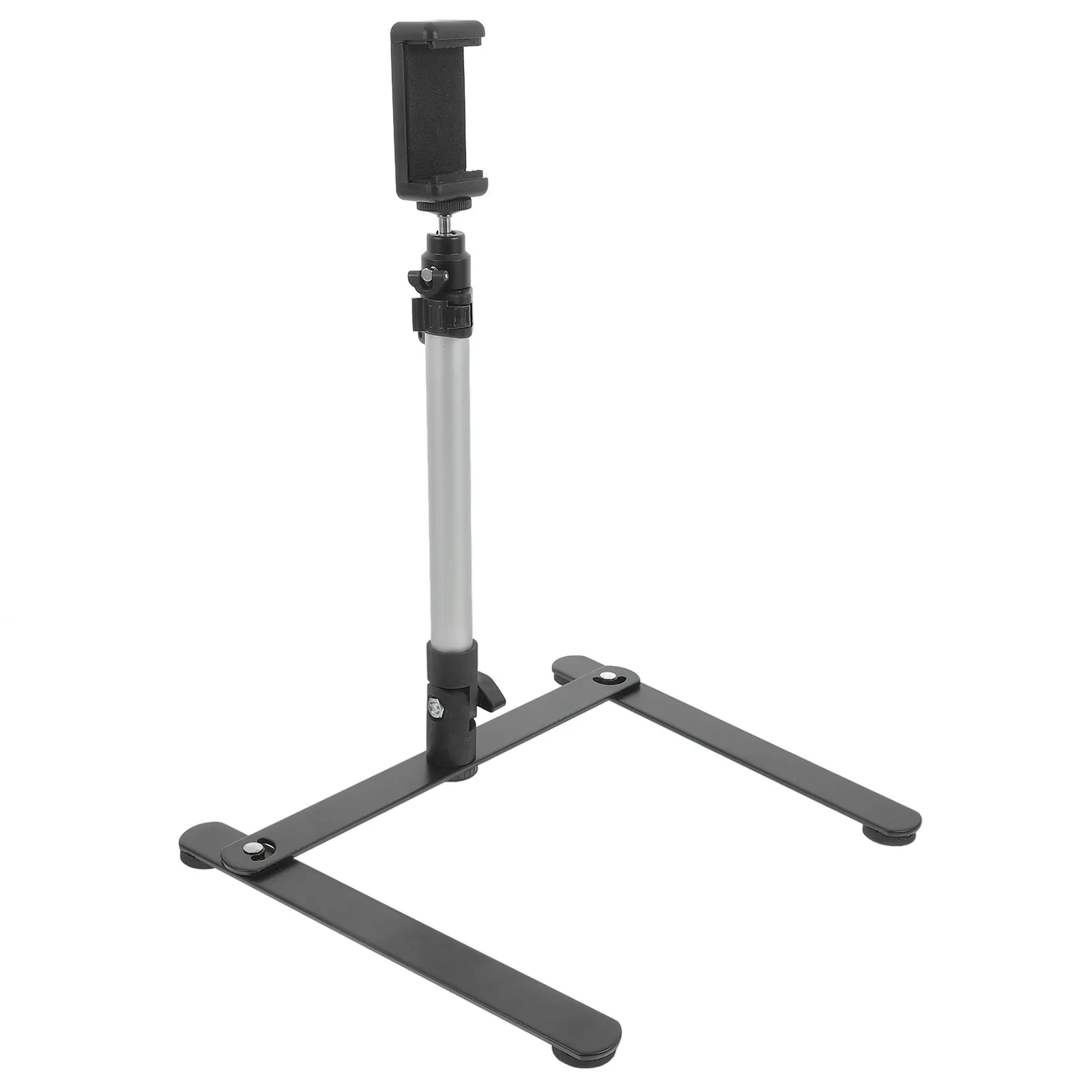 

Adjustable Phone Stand for Desk Made of ABS and Aluminium Alloy Height Angle Portable Mobile Phone Holder for Watching Live